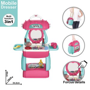 Kids Pretend Play Beauty Salon Fashion Play Makeup kit and Cosmetic Toy Set Wholesale